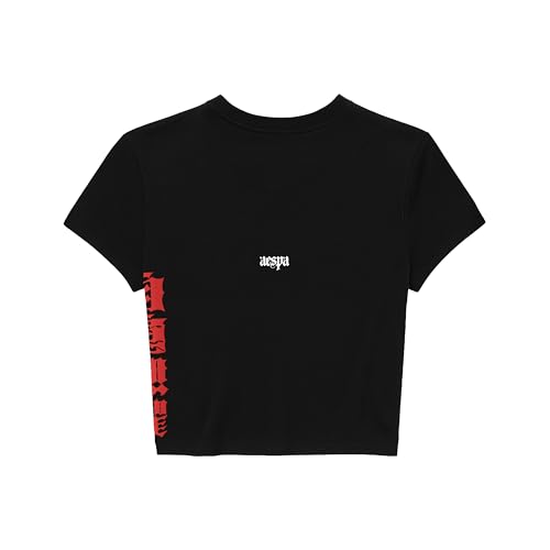aespa Official Licensed Merch Dirty Work Crop T-Shirt