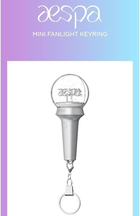 aespa Official Mini Fanlight Light Stick Lightstick Keyring with Tracking Sealed