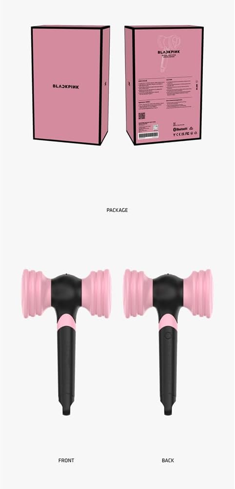 Black.Pink Official Lightstick Special Edition + 3 Extra Photocards Set