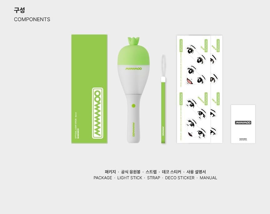 MAMAMOO (HWASA Solar Moon BYUL Whee in) Official Light Stick Ver.2.6 (via DHL Express)