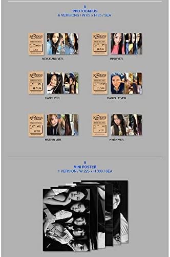 DREAMUS Jeans Jeans 1st EP Album Bluebook Version CD+Mini Poster On Pack+Log Book+Pin-up Book+Phoning Manual Book+ID Card+Sticker Pack+Photocard+Tracking Sealed (DANIELLE Version)