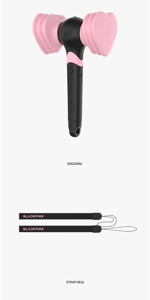 Black.Pink Official Lightstick Special Edition + 3 Extra Photocards Set