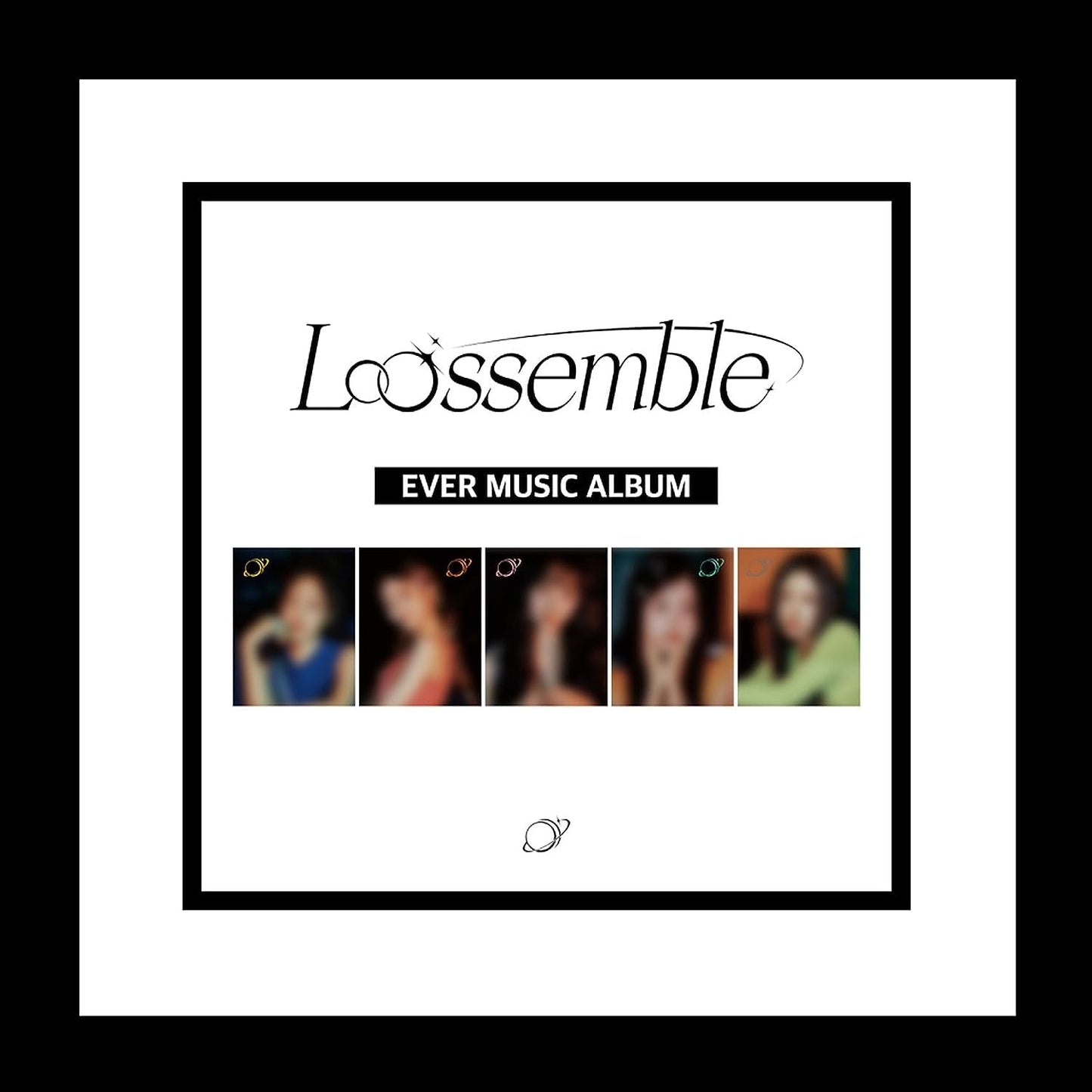 LOOSEMBLE Loossemble 1st Mini Album Poster EVER MUSIC Go Won Version