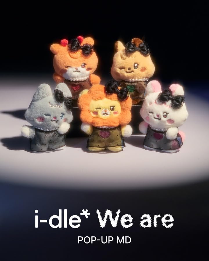 i-dle minini We are Official Pop-up MD Plush Keyring with Tracking Sealed