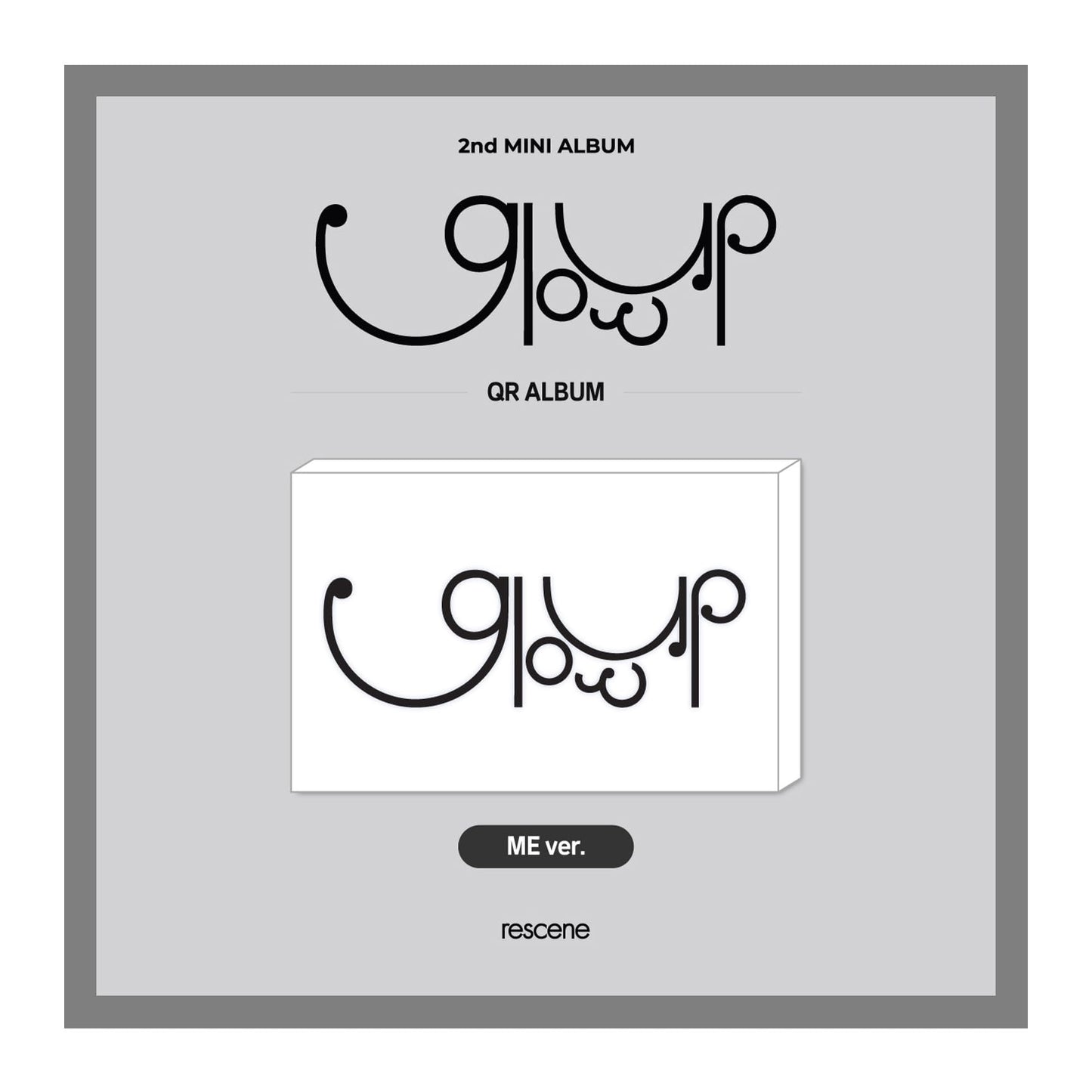 RESCENE Glow Up 2nd Mini Album QR Version with Tracking Sealed (QR Set(WE+ME))