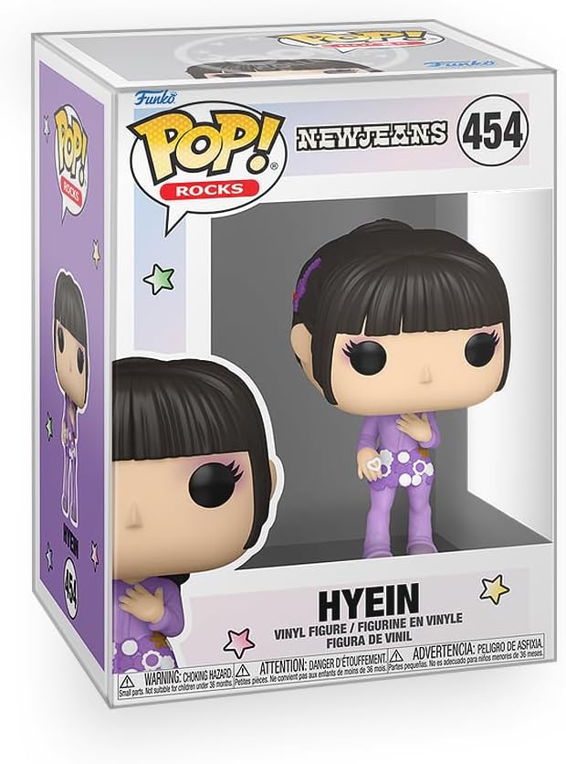 Pop NewJeans - Set of 5 - Minji, Hanni, Danielle, Haerin & Hyein New Jeans Vinyl Figures Included with Box Protector Compatible for Funko