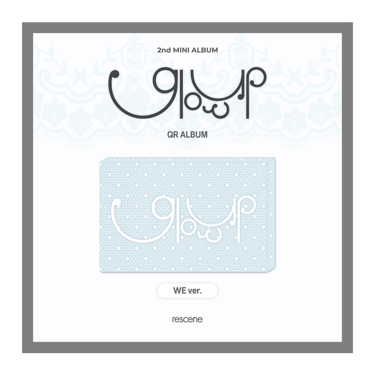 RESCENE Glow Up 2nd Mini Album QR Version with Tracking Sealed (QR Set(WE+ME))