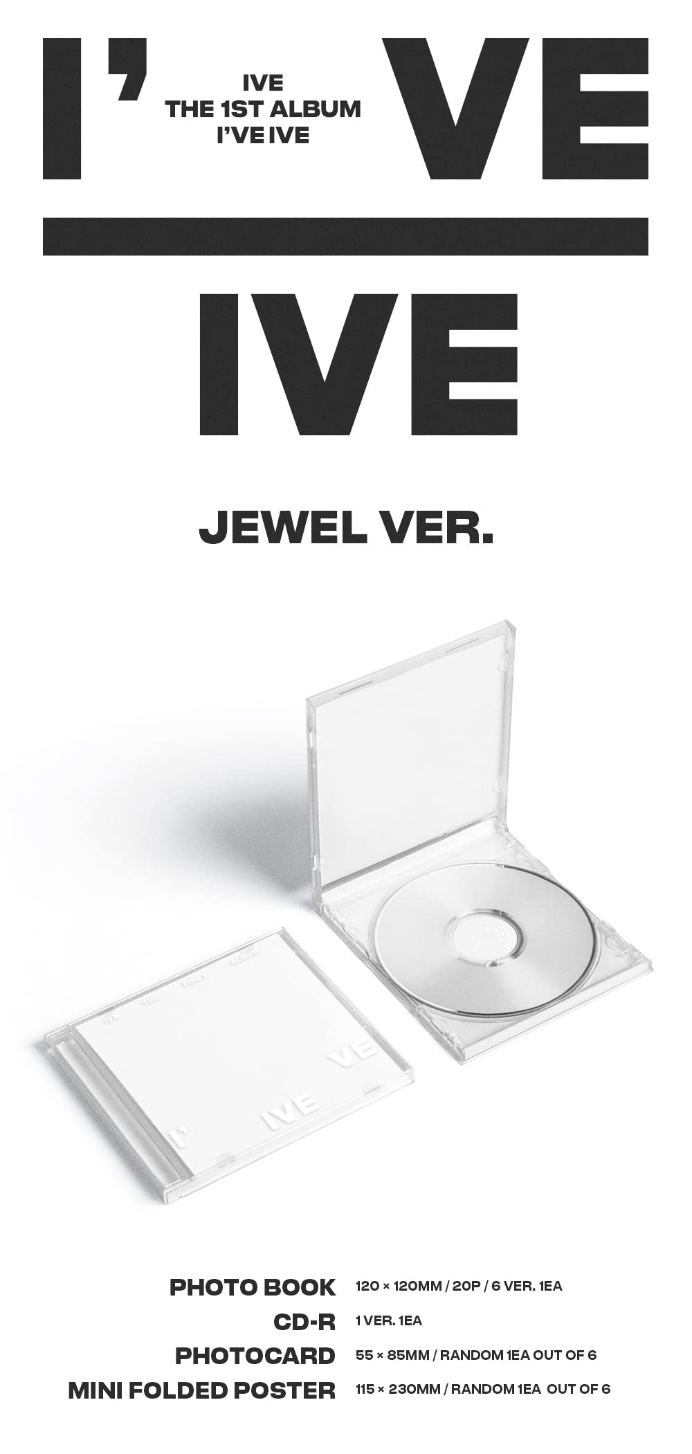 IVE - Vol.1 I've IVE Jewel Case Limited Version CD (REI ver.)