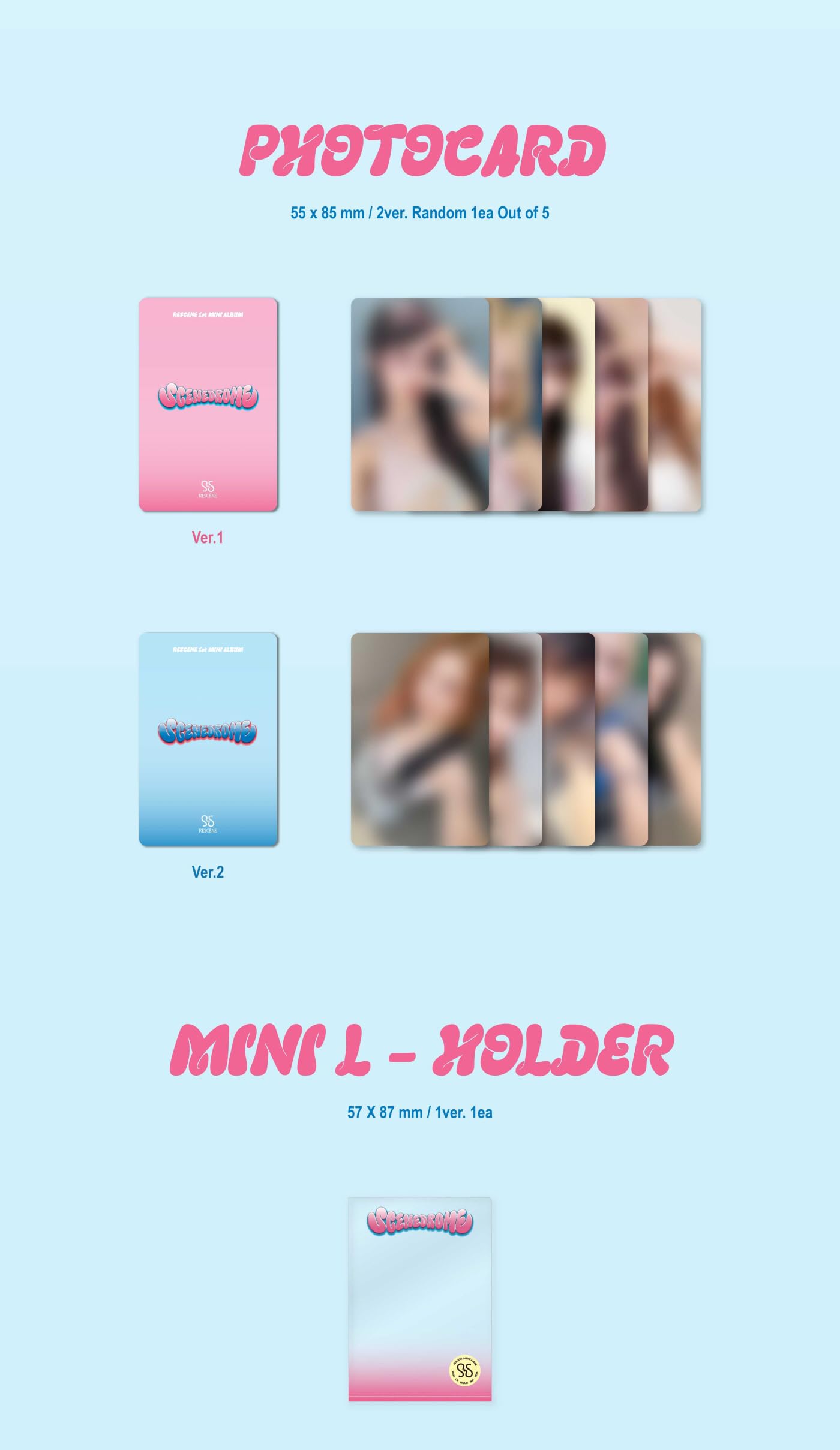 RESCENE SCENEDROME 1st Mini Album with Tracking (PLVE Ver.1)