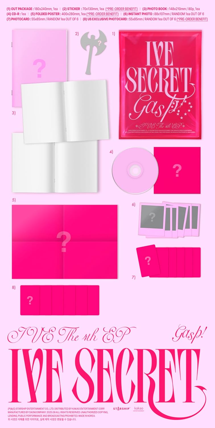 Gasp! ver. IVE THE 4th EP IVE SECRET