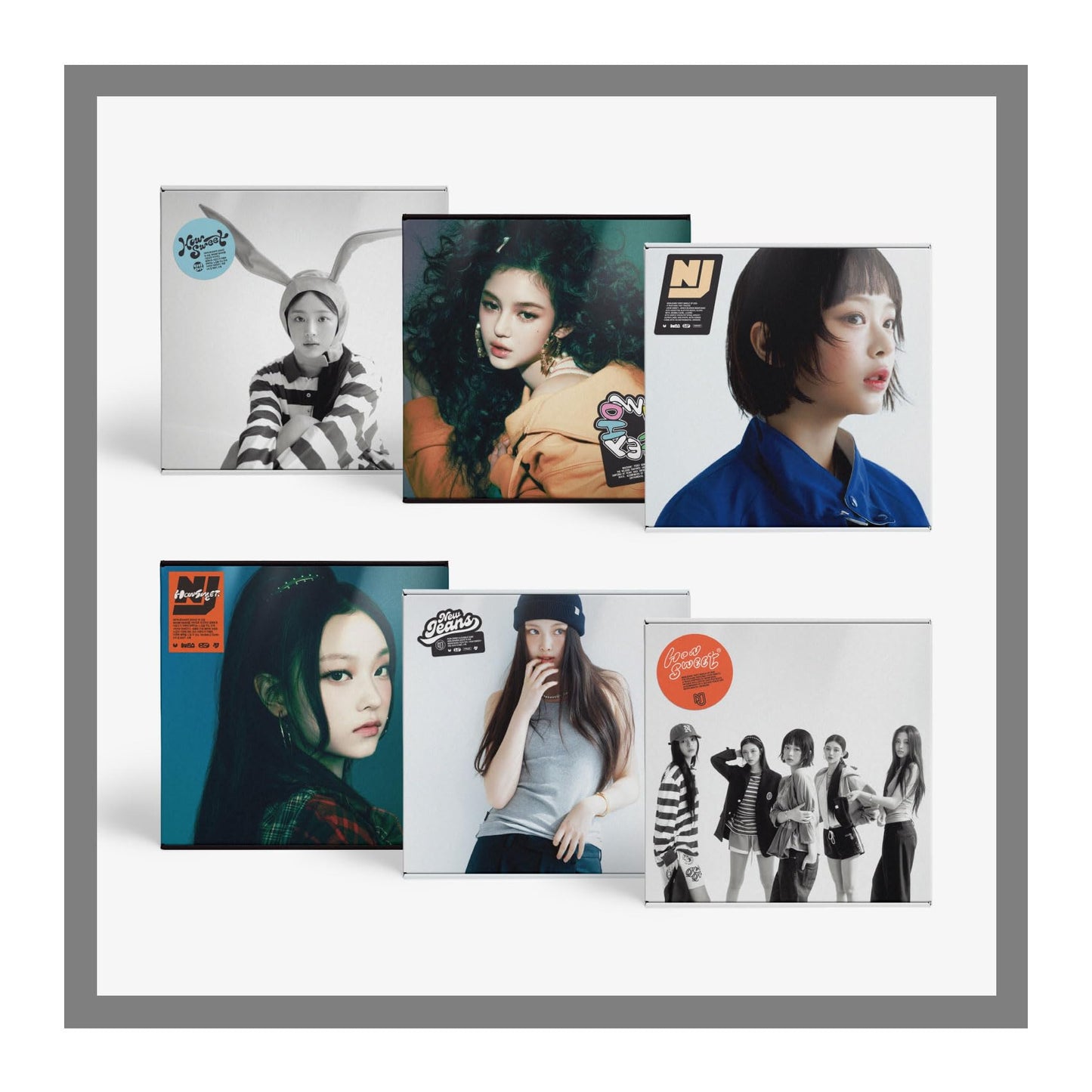 NewJeans How Sweet Double Single Album with Tracking Sealed NJS New Jeans (Standard DANIELLE Version)