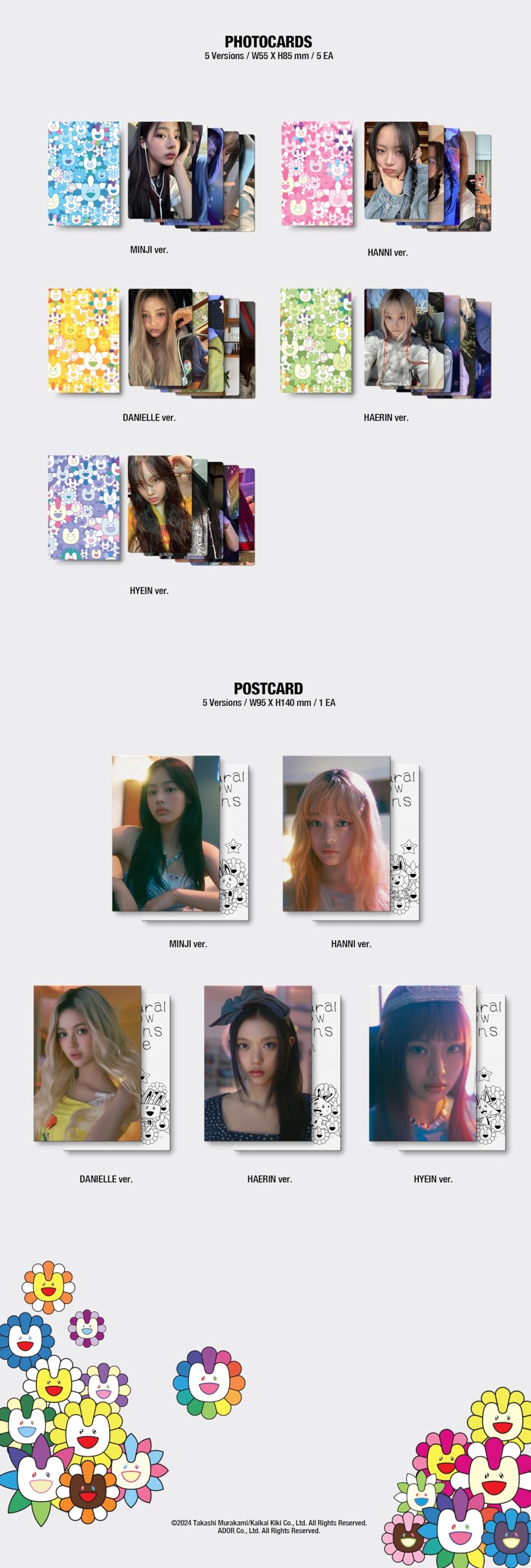 NewJeans Supernatural NJ X MURAKAMI Japan Double Single Album with Tracking Sealed New Jeans (Weverse Albums A Version)