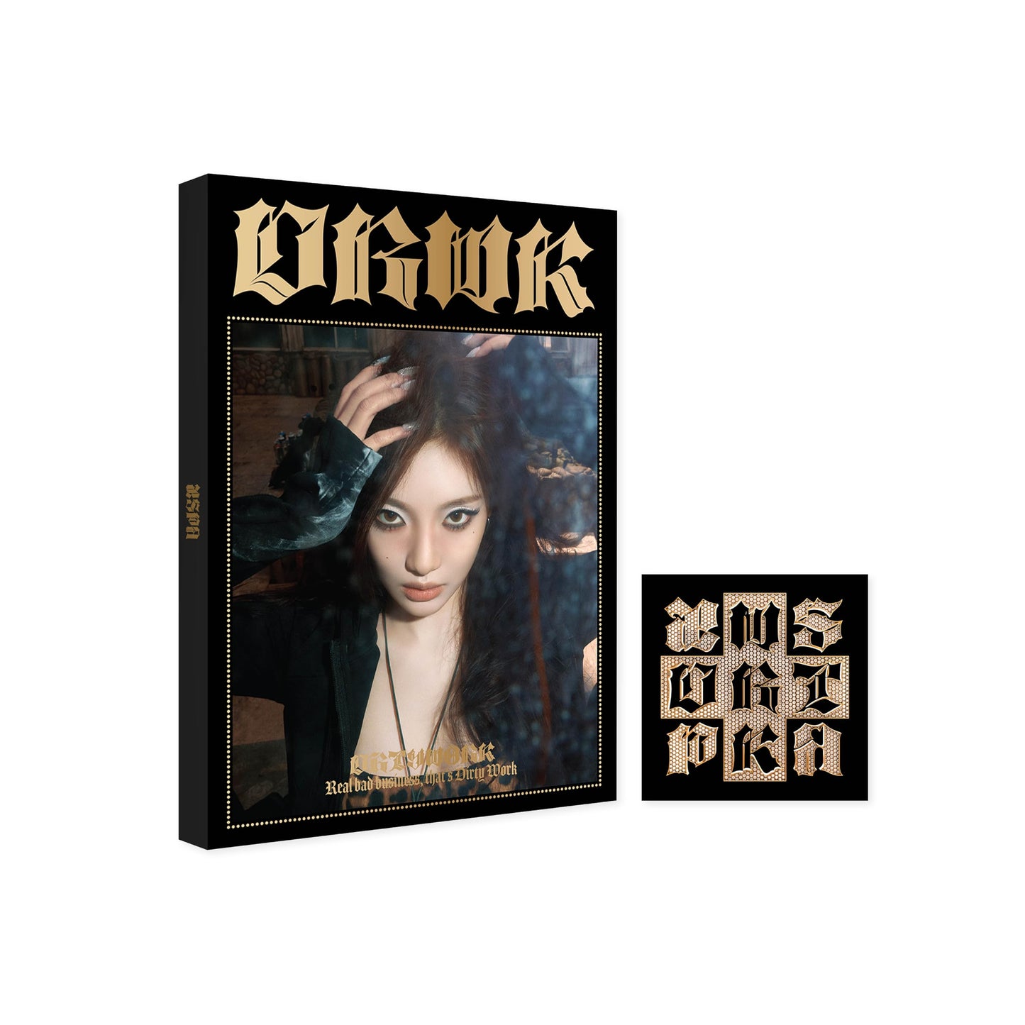 aespa Official Merch Dirty Work Postcard Set
