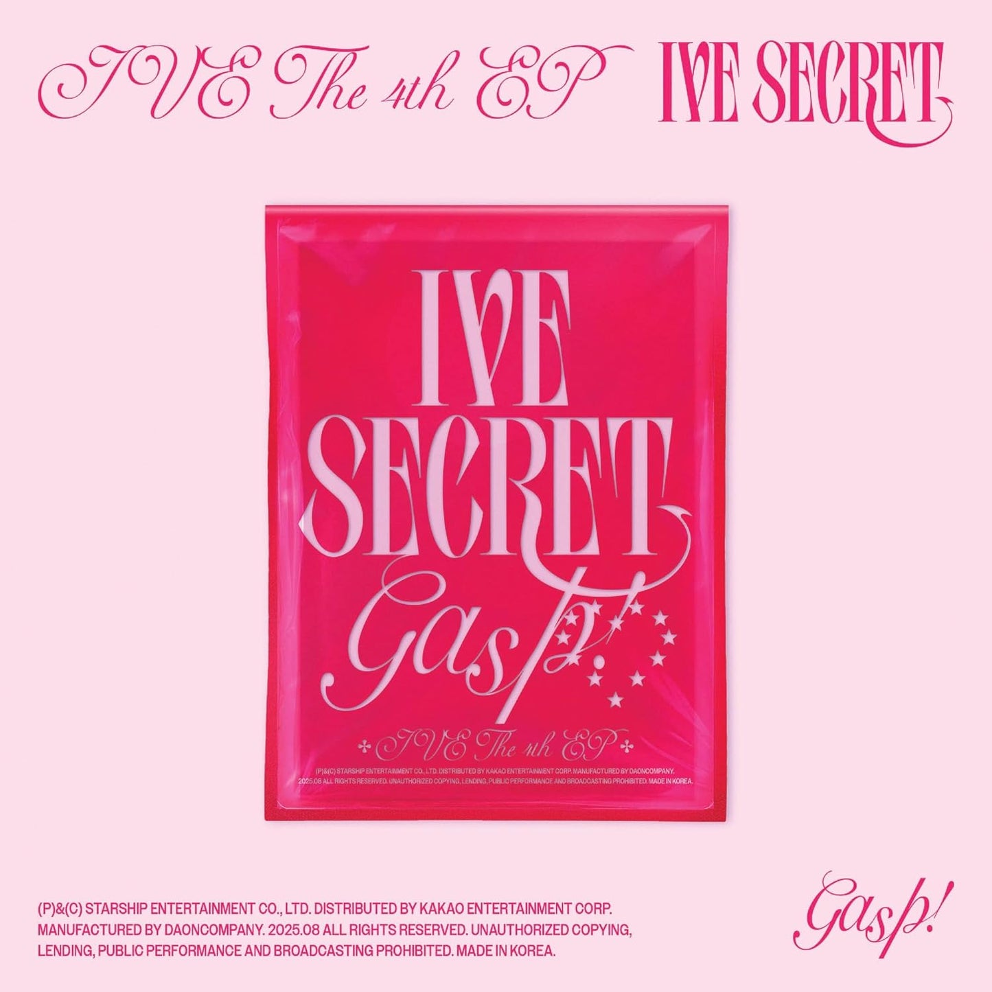 Gasp! ver. IVE THE 4th EP IVE SECRET
