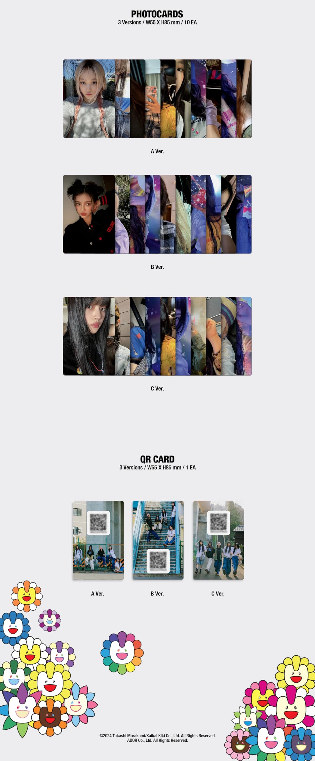 NewJeans Supernatural NJ X MURAKAMI Japan Double Single Album with Tracking Sealed New Jeans (Weverse Albums A Version)