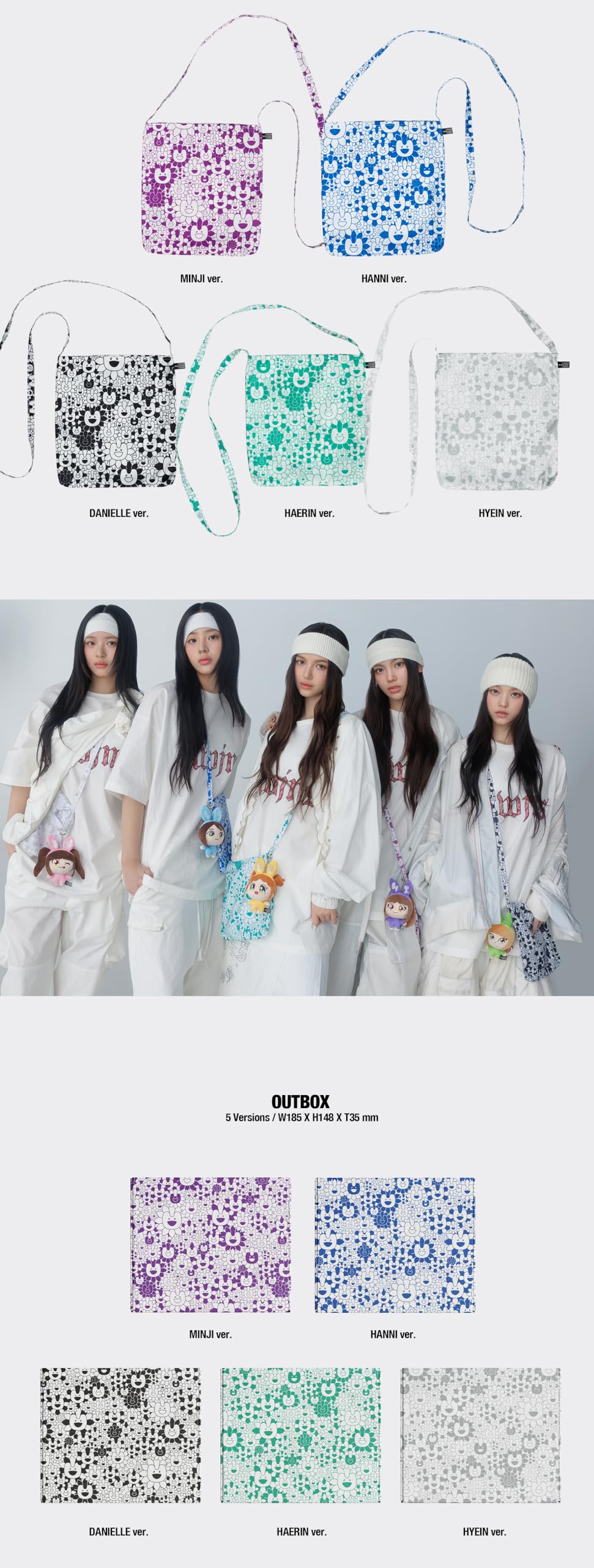 NewJeans Supernatural NJ X MURAKAMI Japan Double Single Album with Tracking Sealed New Jeans (Weverse Albums A Version)