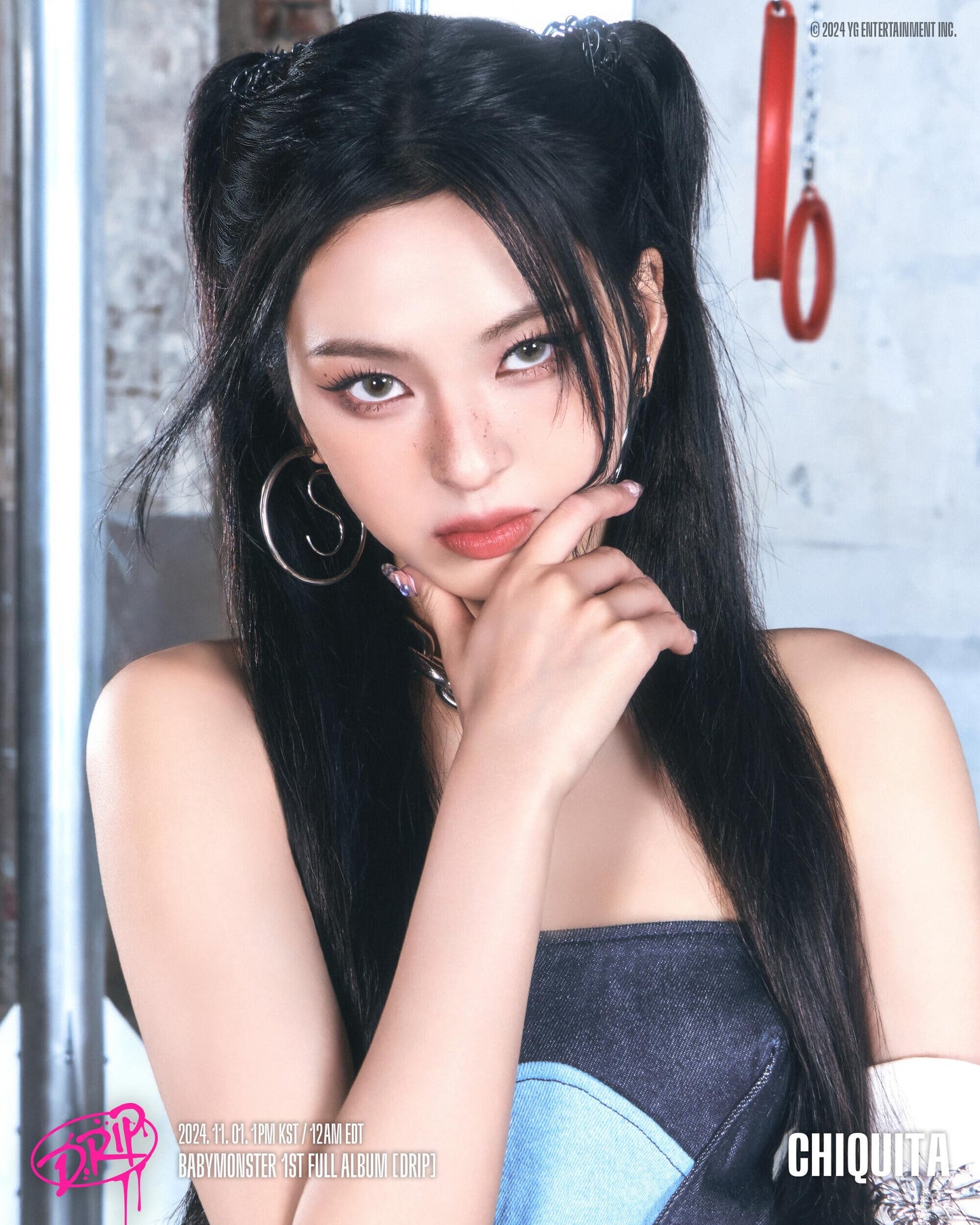 BABYMONSTER DRIP 1st Full Album with Tracking Sealed Baby Monster (Limited Bandana Version)