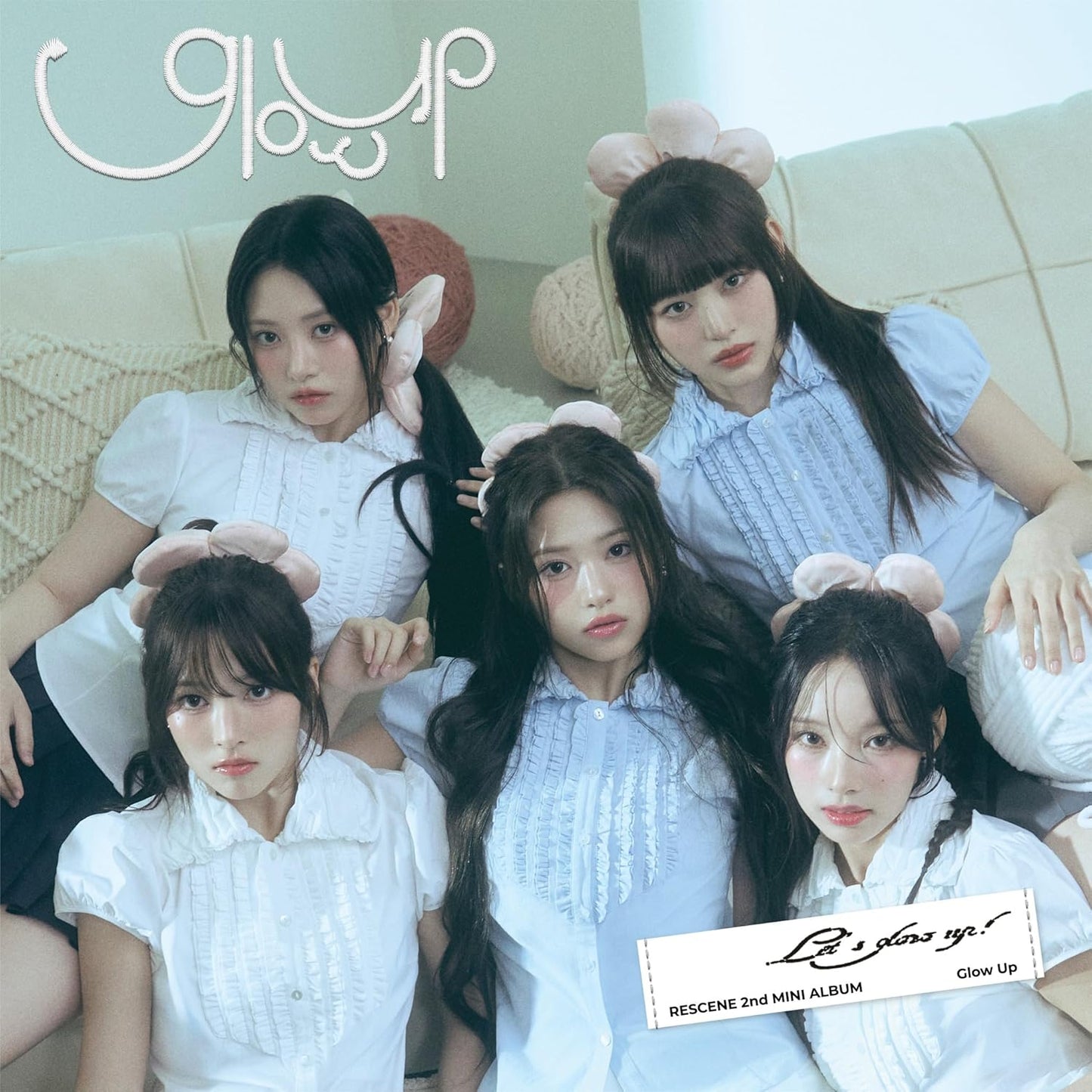 RESCENE Glow Up 2nd Mini Album WE Version 72p PhotoBook+1p PhotoCard+1p Double Sided PhotoCard+1p Unit Card+1p Mini Poster+1ea Ornament+1p Polaroid+3ea Sticker+1ea Care Tag+Tracking Sealed