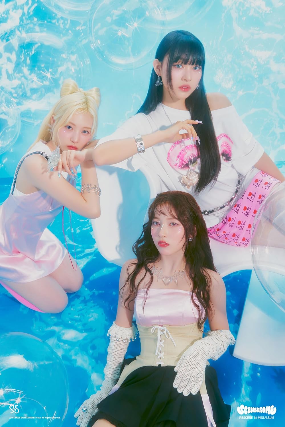 RESCENE SCENEDROME 1st Mini Album Standard Random Version 1p Folded Poster on Pack+88p PhotoBook+2p PhotoCard+2p Lyrics Poster+Tracking Sealed
