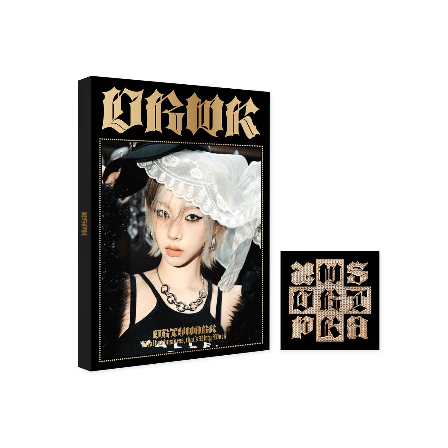 aespa Official Merch Dirty Work Postcard Set