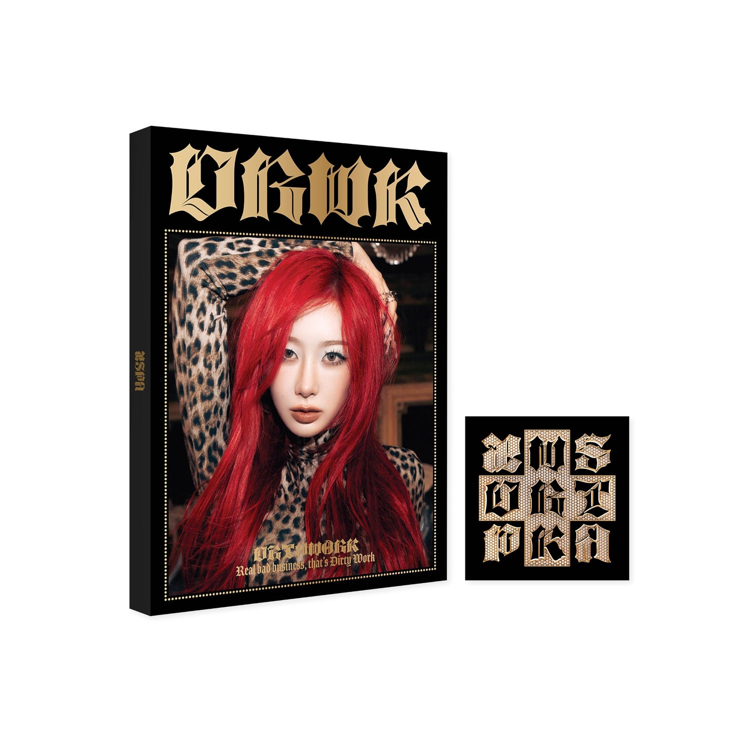 aespa Official Merch Dirty Work Postcard Set