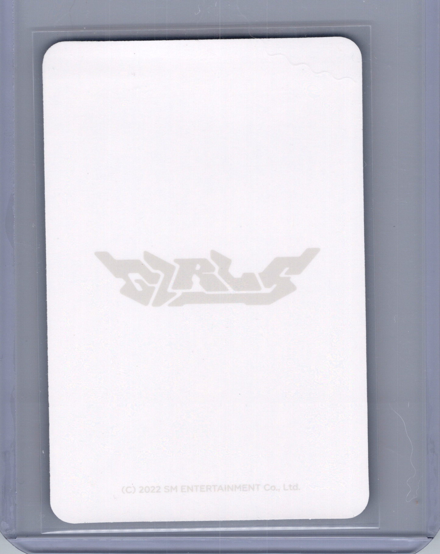 Official Karina 'Girls' Holographic Photocard
