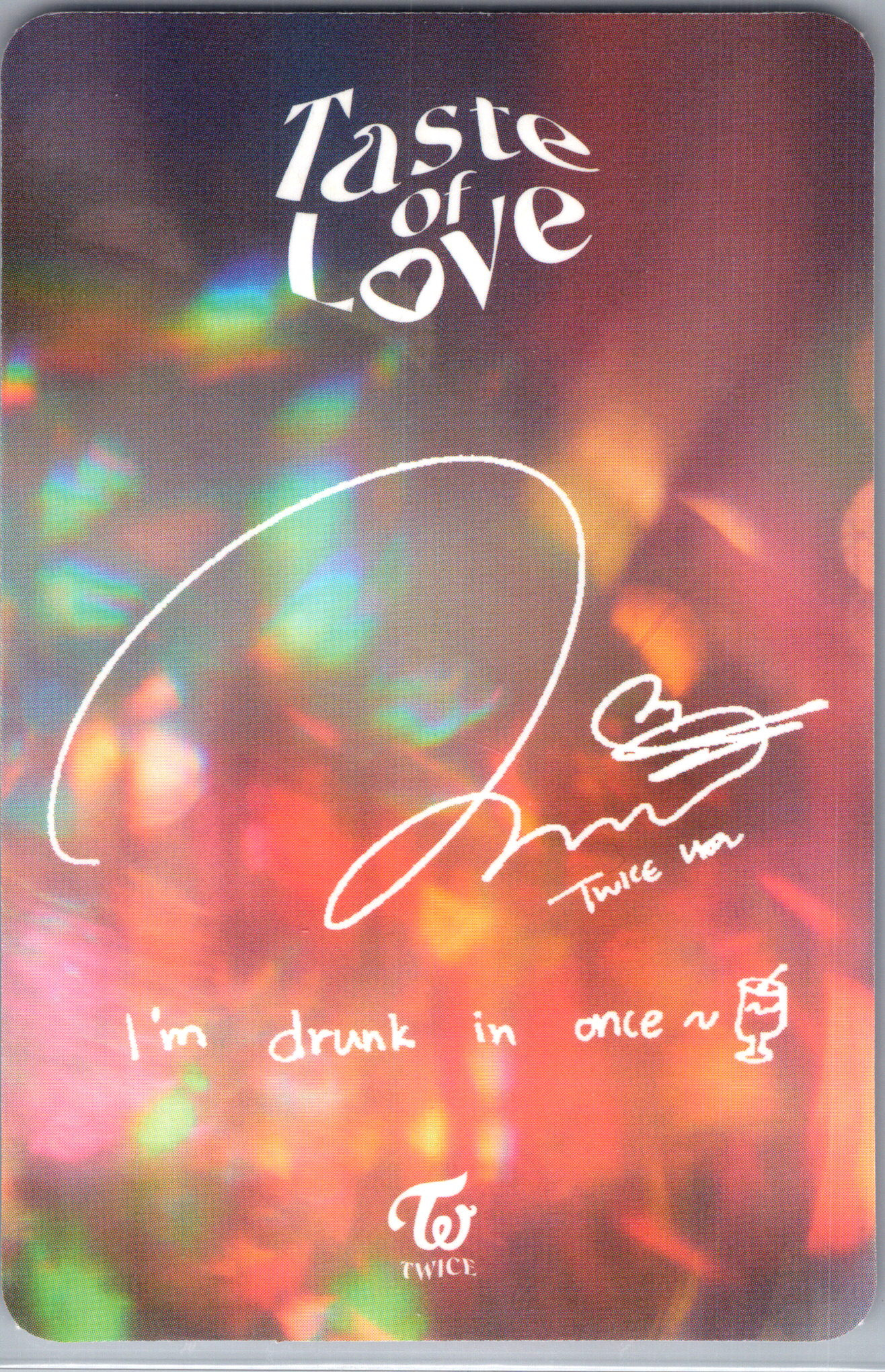 Official Nayeon Twice Taste of Love Album Photocard