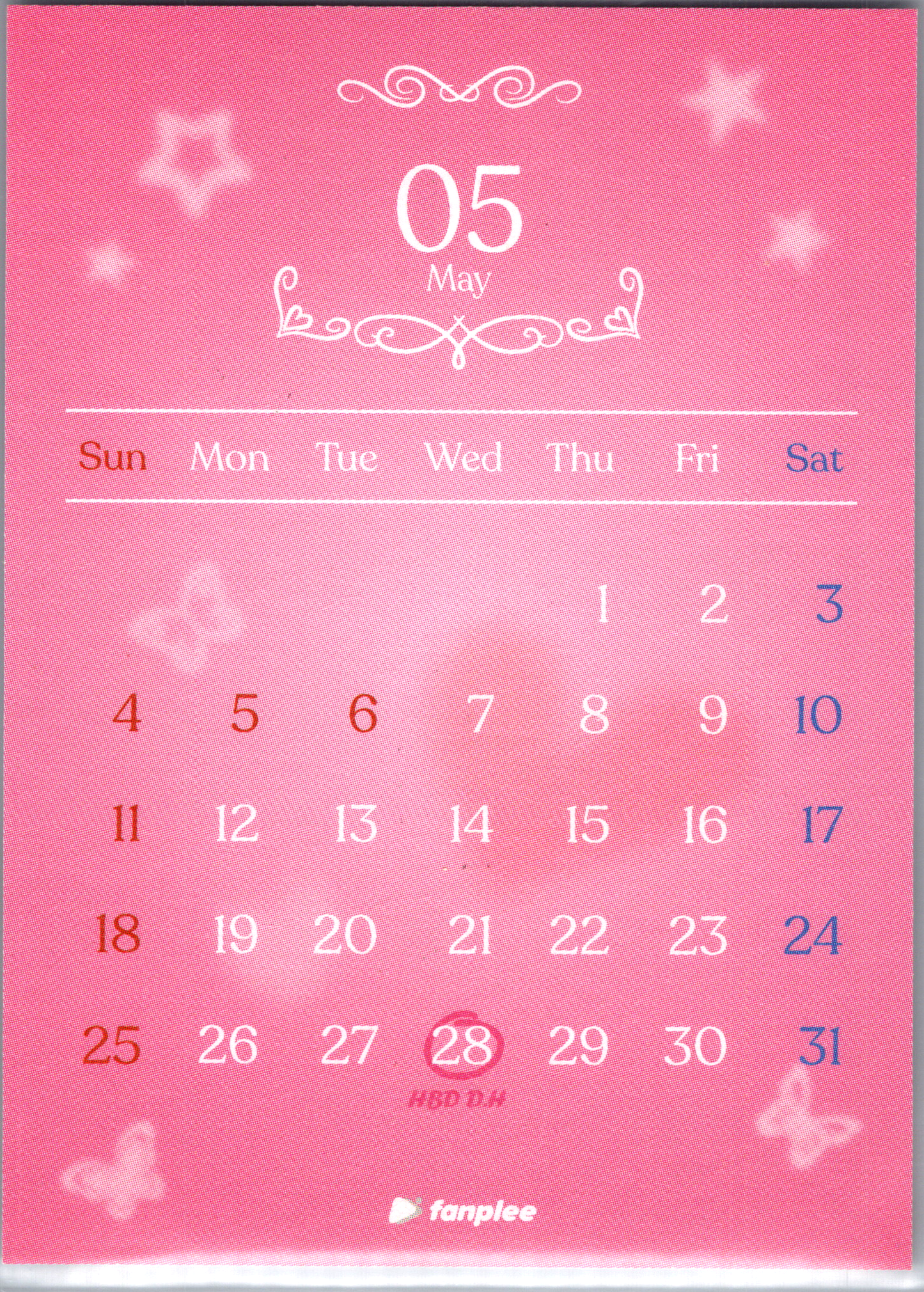 Official Dahyun Twice Season's Greetings 2025 fanplee Calendar POB Photocard