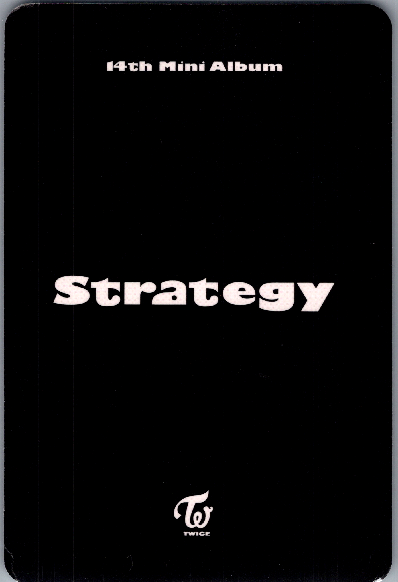 Official Sana Twice Strategy Album POB Photocard