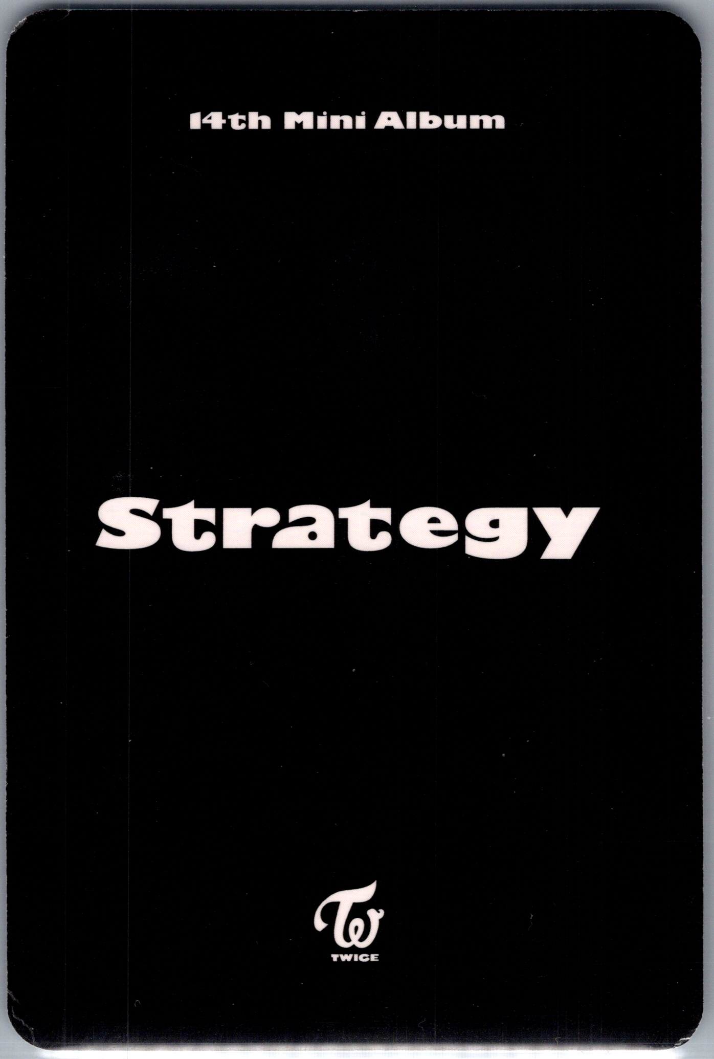 Official Mina Twice Strategy Album POB Photocard