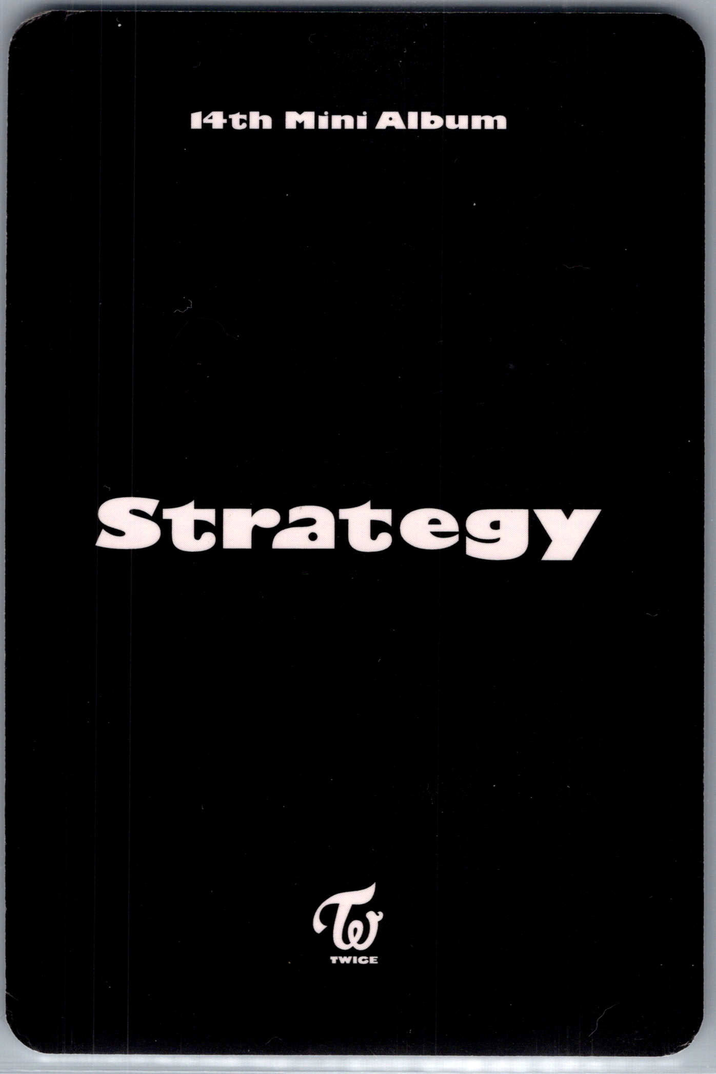 Official Chaeyoung Twice Strategy Album POB Photocard
