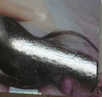 aespa Karina - holographic pop-up photocard (small imperfection) | K-pop Inclusion