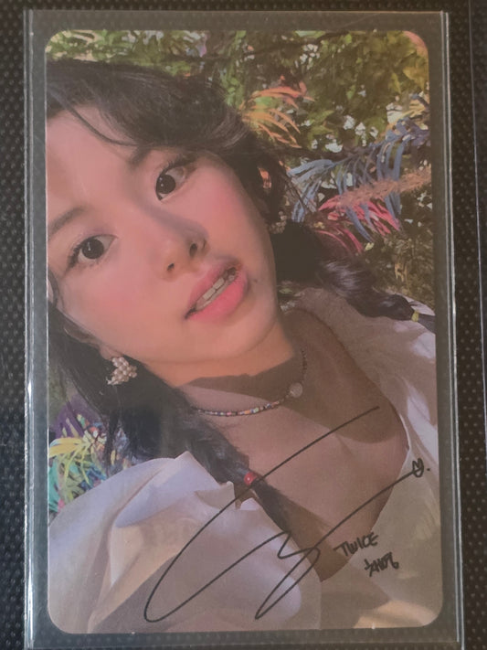 TWICE Chaeyoung - More & More - Official Album Signature Photocard | K-pop Inclusion