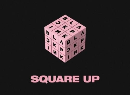 BLACKPINK - [Square Up] 1st Mini Album Pink Ver CD+Booklet+PhotoCard+SelfieCard+Lennticular Lyrics+Postcard K-POP Sealed
