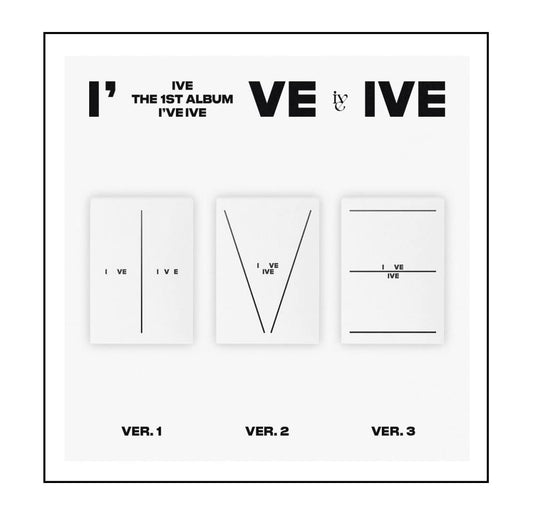 IVE - I've IVE (Vol.1) Album (1+2+3 ver. SET)