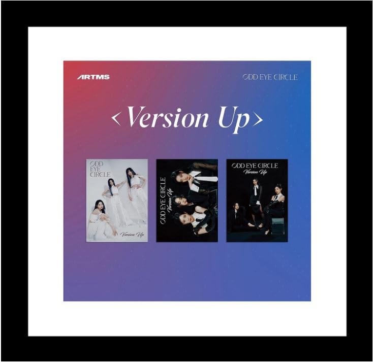 ODD EYE CIRCLE Version Up 1st Mini Album CD+Folded poster on pack+Booklet+Special obejkt+Sticker+Clear photocard+ID picture+Tracking Sealed OEC (Kim Lip Version)