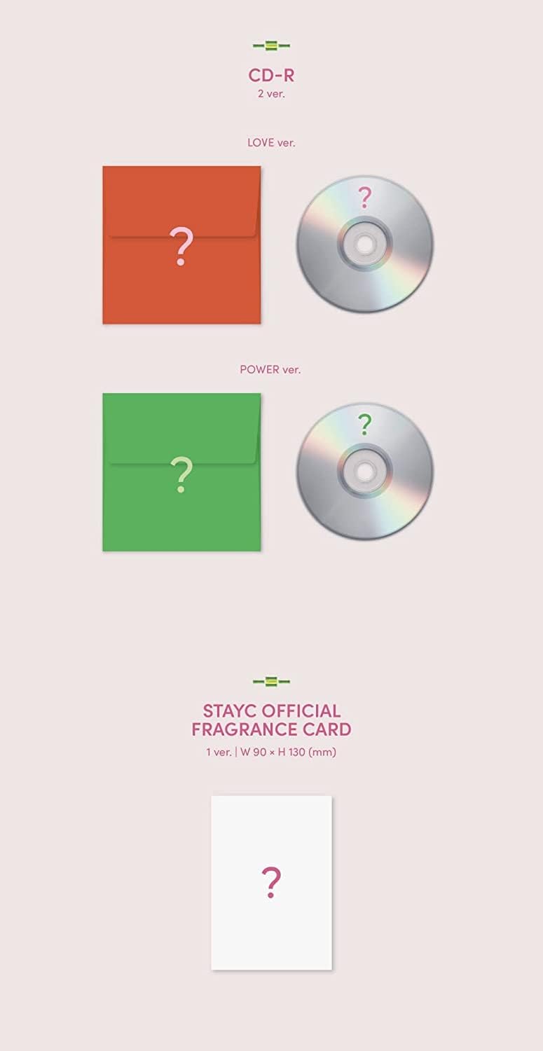 Dreamus STAYC -WE Need Love [Power ver.] (3rd Single Album) Album+Pre Order Benefits+Culturekorean Gift(Decorative Stickers,Photocards)