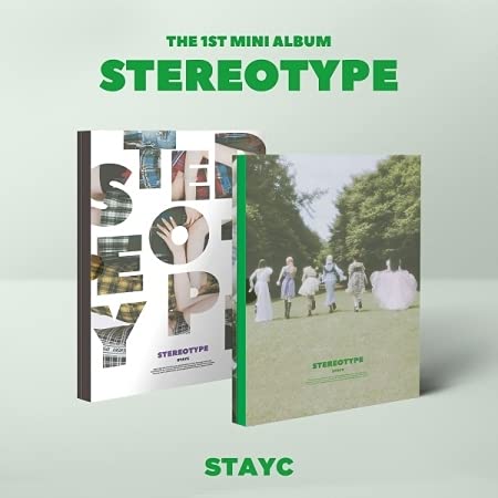 STAYC [ STEREOTYPE ] 1st Mini Album [ TYPE A ] 1ea CD + 84p Photo Book + 1ea Folding Poster + 1ea Post Card + 1ea Photo Card + 1ea Fragrance Card + 1ea Scratch Card + 1ea Special Photo Card