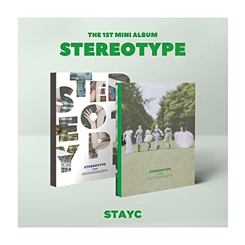 STAYC Stereotype 1st Mini Album Type B 1p Folding Poster On Pack+84p PhotoBook+1p Post+1p PhotoCard+1p Fragrance+1p Scratch+1p Special Card+Tracking Sealed