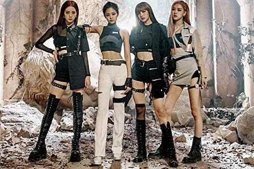 Blackpink - [Kill This Love] 2nd Mini Album Pink Ver. CD+1p Poster/On+52p PhotoBook+16p Photo Zine+10p Accordion Lyrics Book+4p PhotoCard+1p Polaroid+Sticker SET+Tracking K-POP Sealed