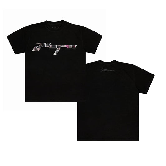 aespa Official SYNK PARALLEL LINE World Tour Merch Collection Logo T-Shirt