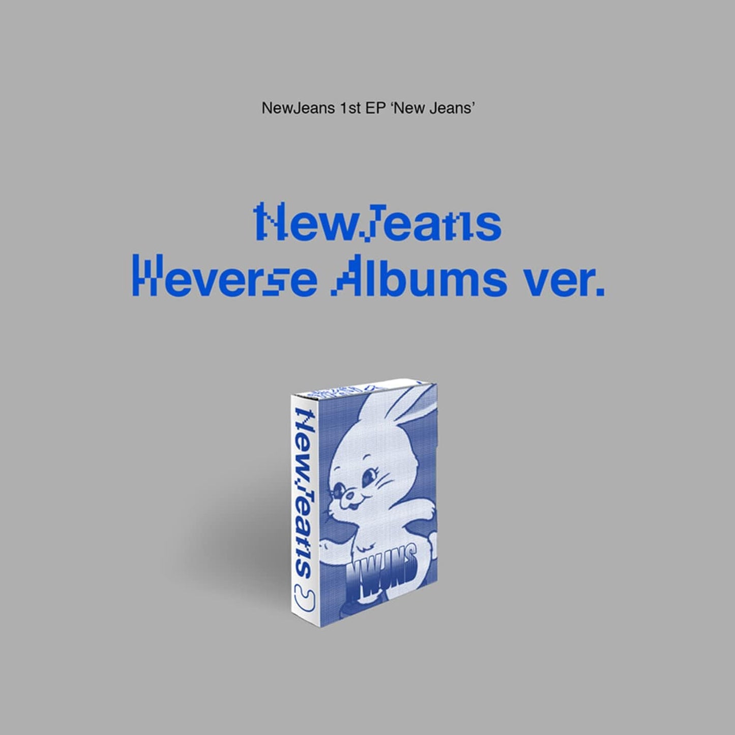 NewJeans - 1st EP [New Jeans] (Weverse Albums) Out Box + Lyrics + Photocards + QR Card + 3 Extra Photocards