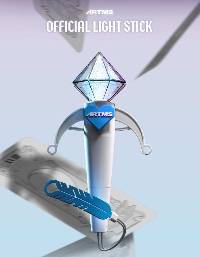 Dreamus Official K-POP LIGHT STICK - White, Blue - LED - Plastic - Battery Powered