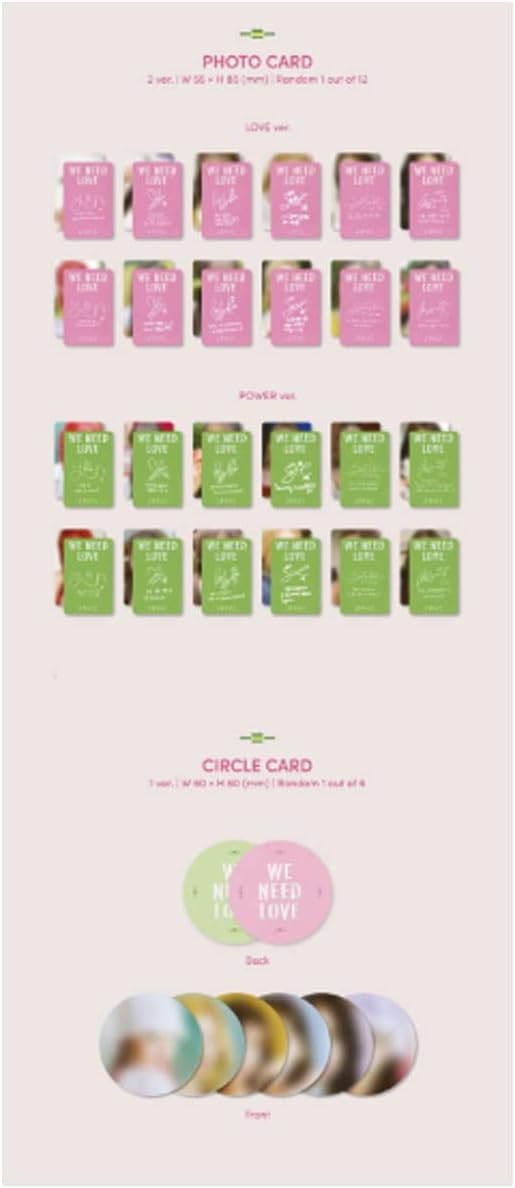 DREAMUS STAYC 3rd Mini Album - WE NEED LOVE (SET Ver.) 2Album