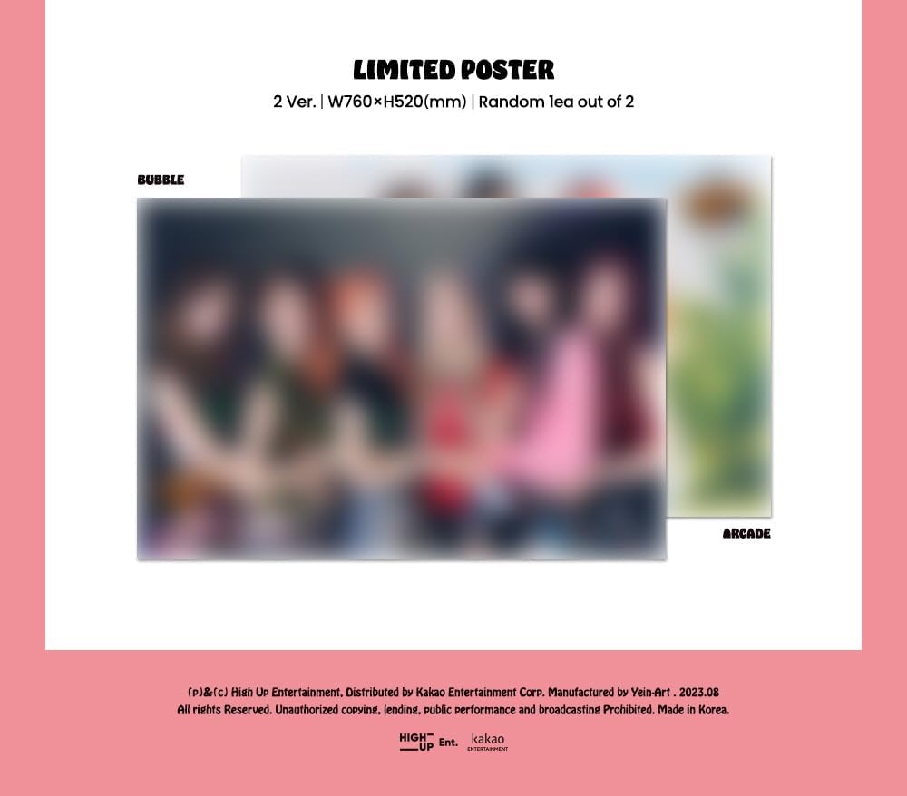 STAYC - TEENFRESH (3rd Mini Album) CD+Folded Poster (2 ver. SET, 2 Folded Posters)