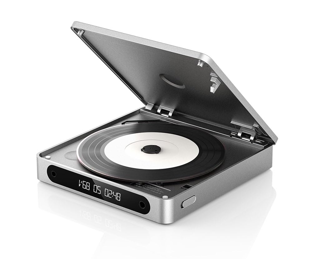 FiiO DM13 Multifunctional Portable Stereo CD Player with Long-Lasting Battery, Supports USB Ripping, Optical/coaxial/3.5mm/4.4mm outputs (Transparent Bluetooth)