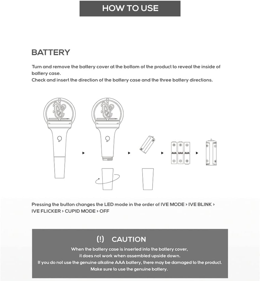IVE Official Light Stick Ver.1