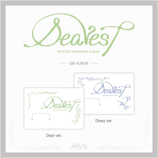 RESCENE Dearest 2nd Single Album QR Dear Version Package+Selfie+Jacket PhotoCard+QRcard+Tracking Sealed