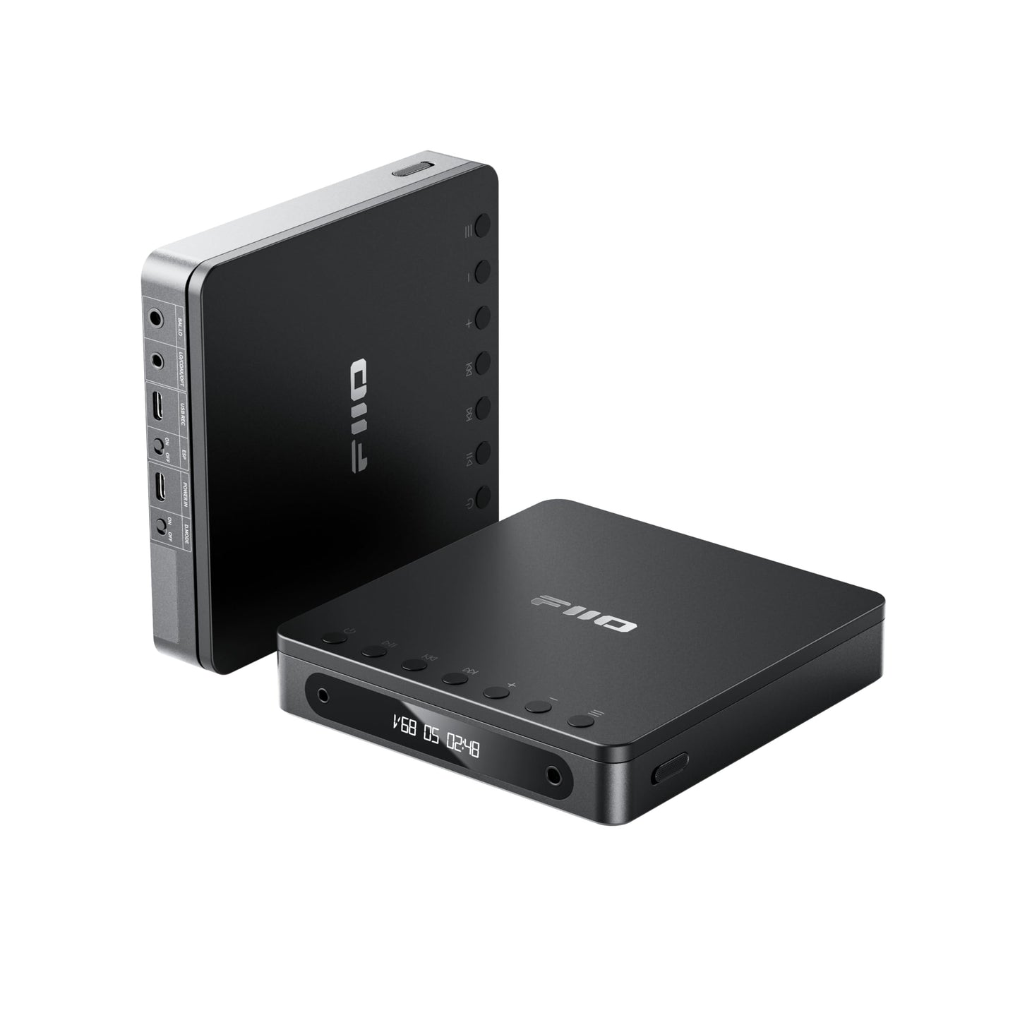 FiiO DM13 Multifunctional Portable Stereo CD Player with Long-Lasting Battery, Supports USB Ripping, Optical/coaxial/3.5mm/4.4mm outputs (Transparent Bluetooth)