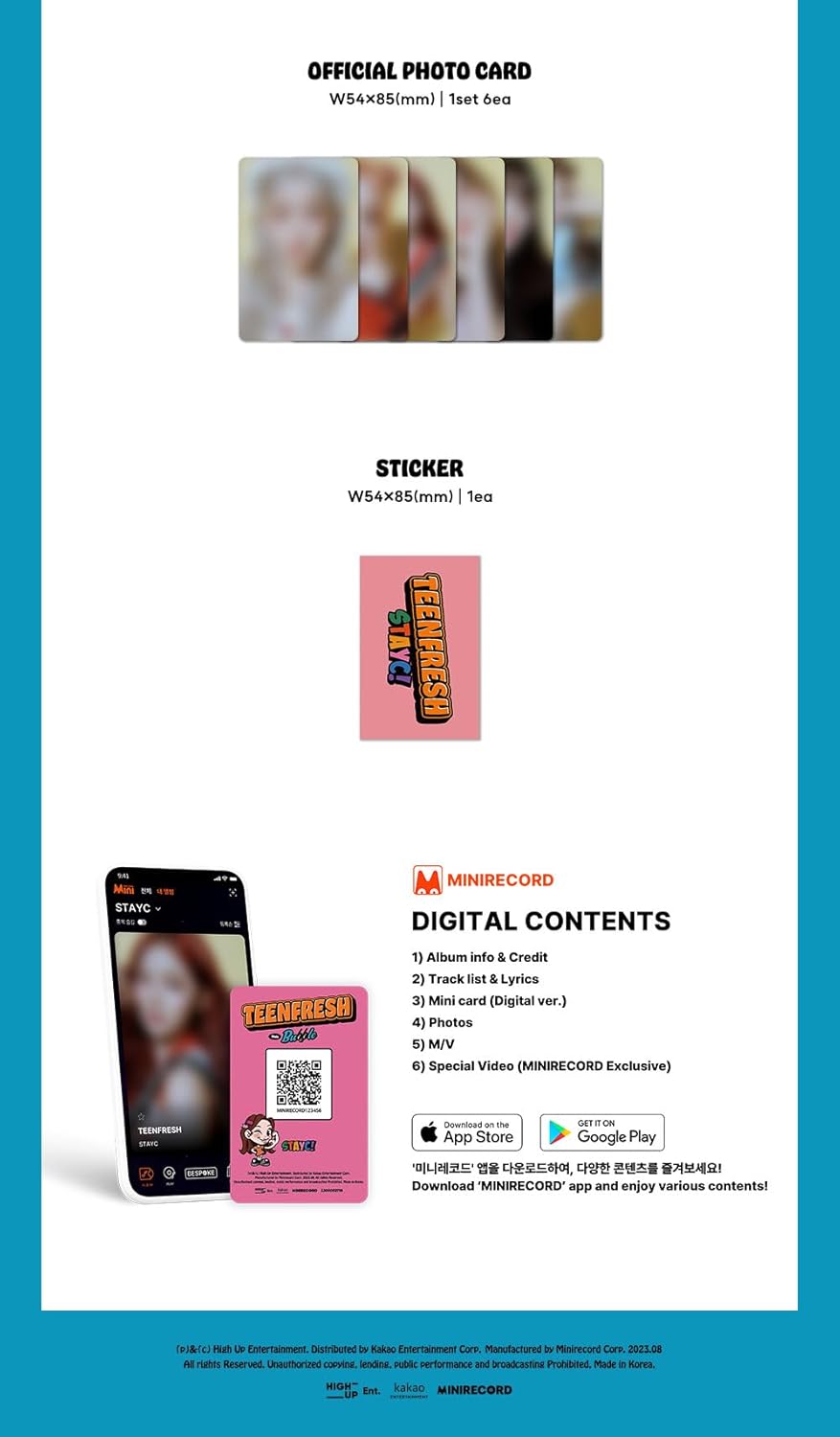 STAYC - TEENFRESH Platform ver